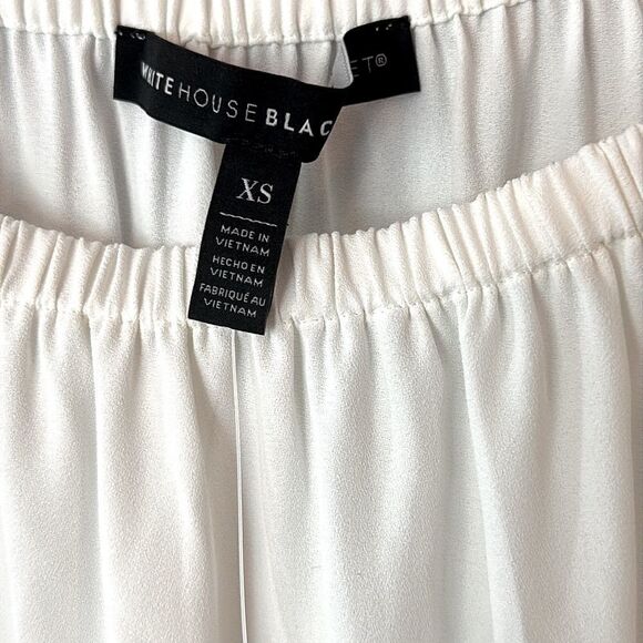 White House Black Market Embroidered Off-Shoulder Blouse - Picture 7 of 9